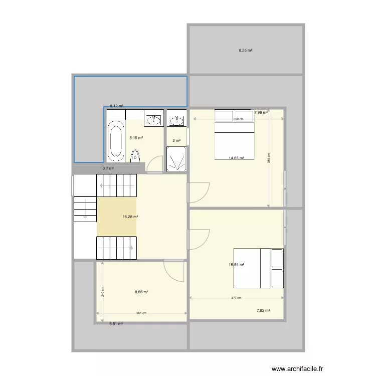 Raquette 2er V3. Plan de 0 pièce et 0 m2