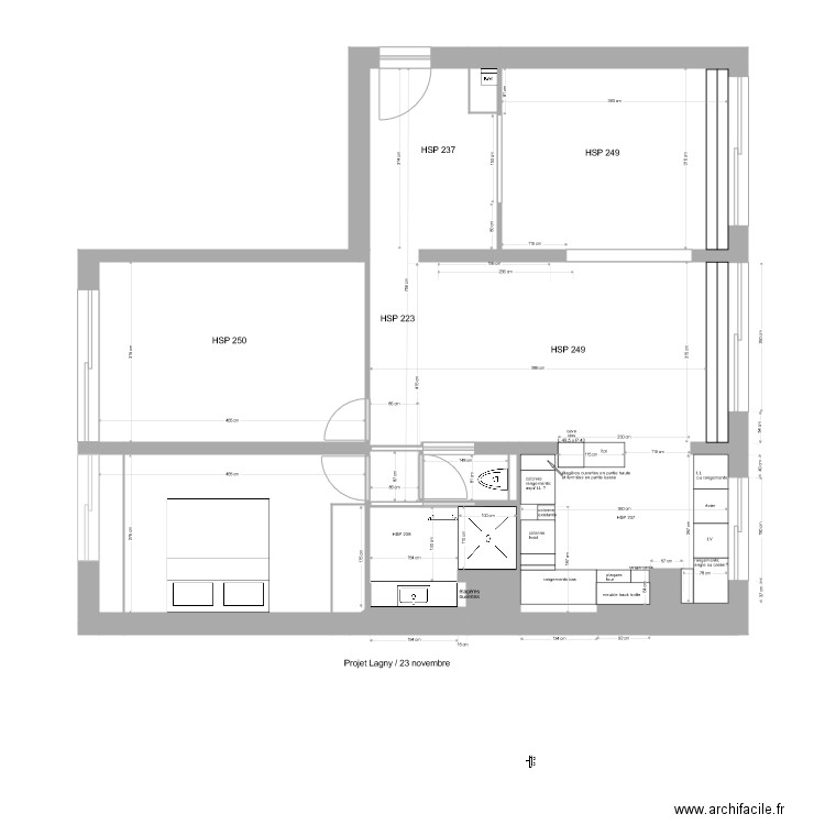 Plan Lagny 29 novembre cave à vins V1. Plan de 0 pièce et 0 m2