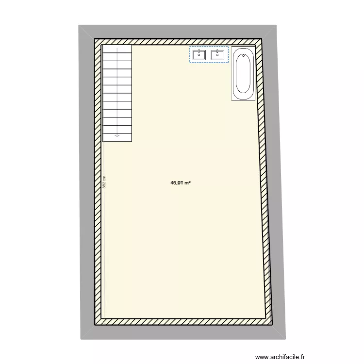 &eacute;tage1. Plan de 