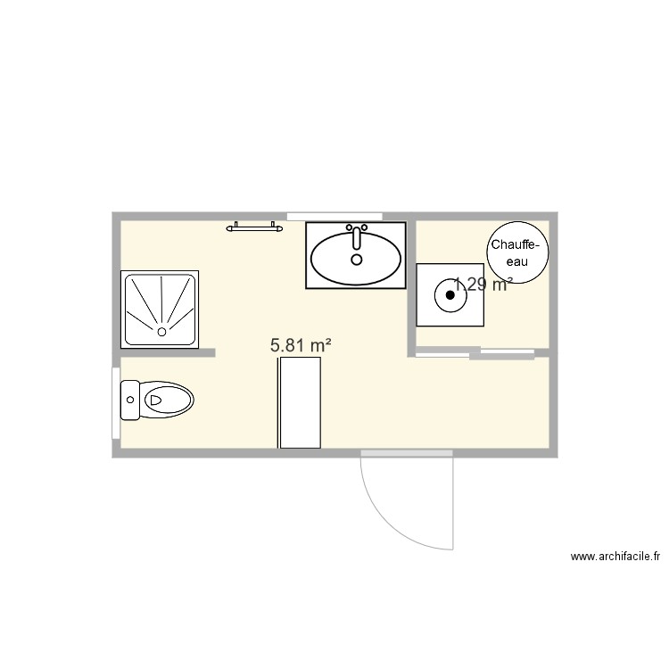 sdb bas. Plan de 0 pièce et 0 m2