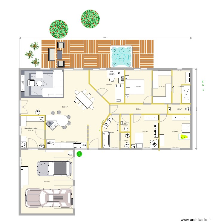 Armelle Nico 3 chambres version 5. Plan de 0 pièce et 0 m2