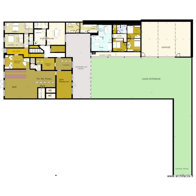 PLAN Cadastre Privée et professionnel sans cotation. Plan de 0 pièce et 0 m2