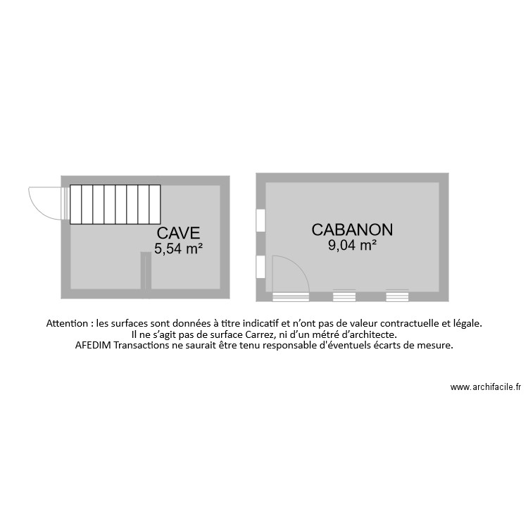 BI6501 ANNEXES . Plan de 4 pièces et 16 m2