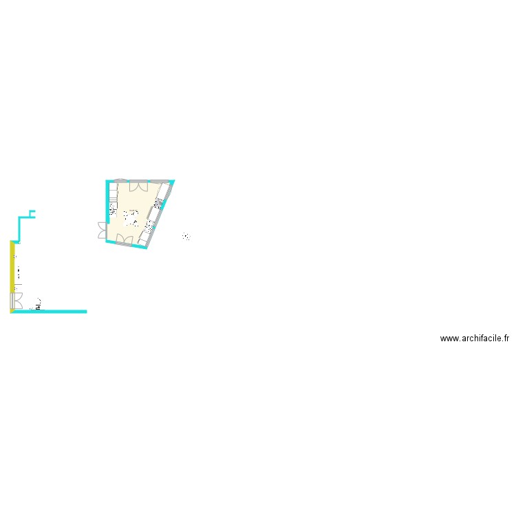 cuisine seule. Plan de 0 pièce et 0 m2