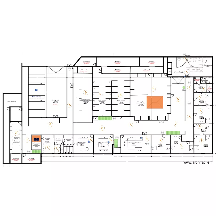 Greta rdc am&eacute;nagement rdc 4. Plan de 