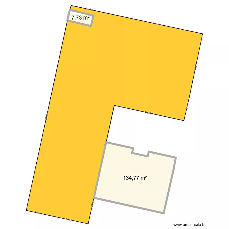 oh183. Plan de 2  et 143 m²
