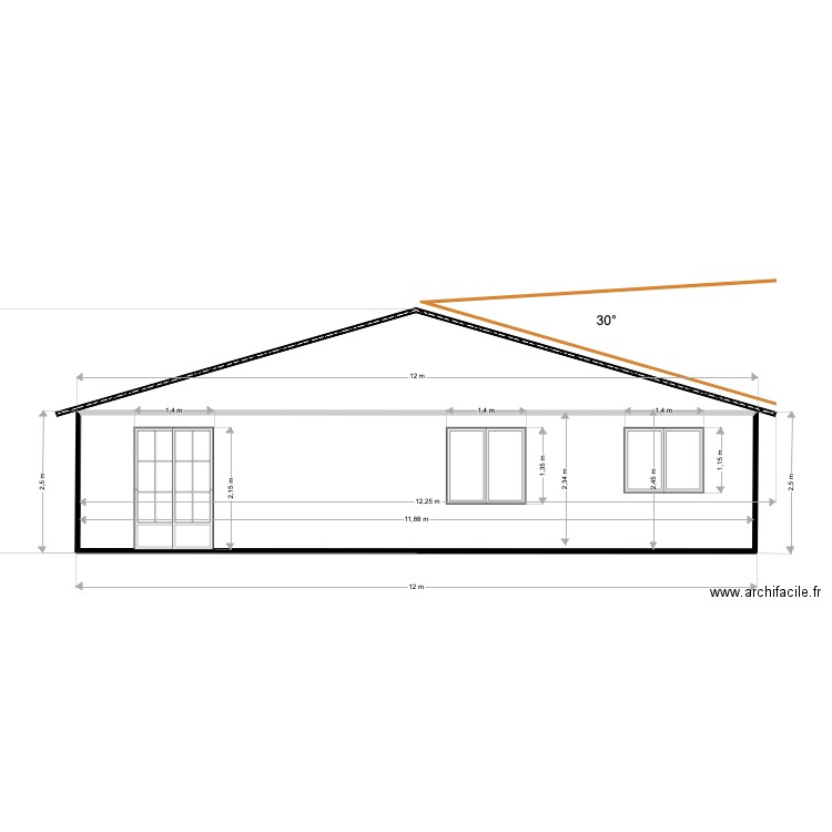 pcmi5  2. Plan de 1 pièce et 28 m2