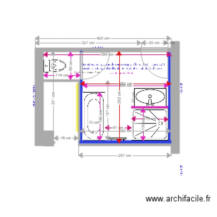 salles de bains Juju. Plan de 0 pièce et 0 m2