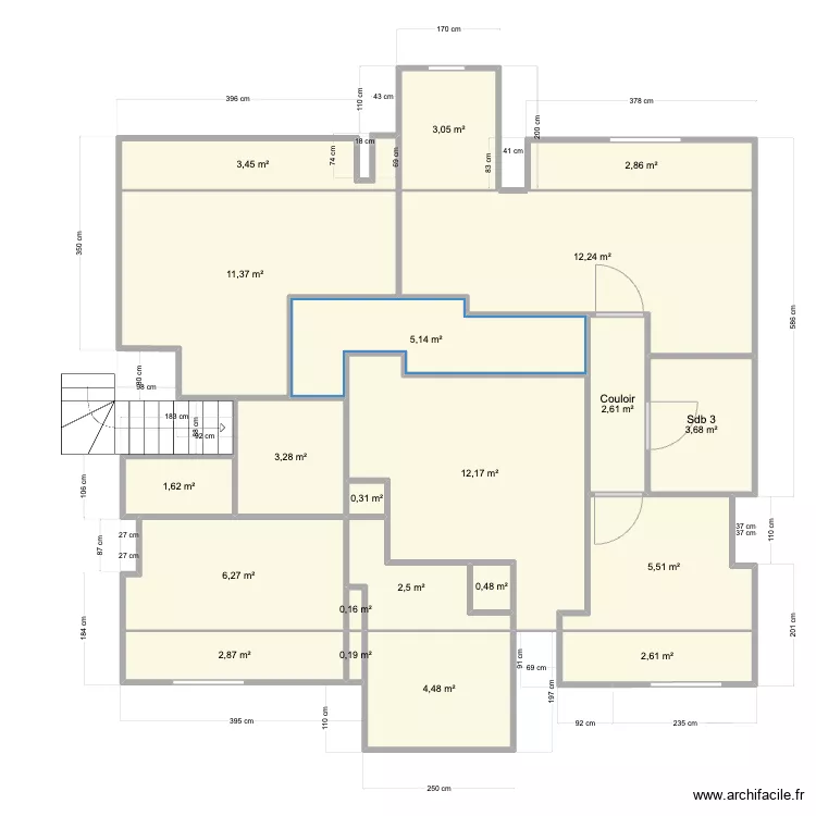 Pornichet1er Base carrez 2. Plan de 