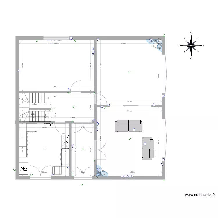 Maison Lassay. Plan de 