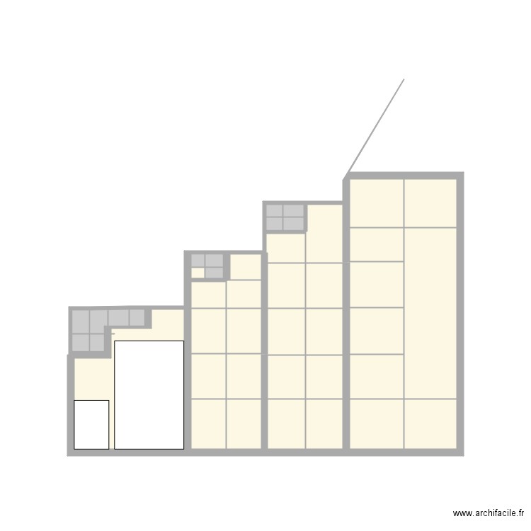 escalier. Plan de 0 pièce et 0 m2