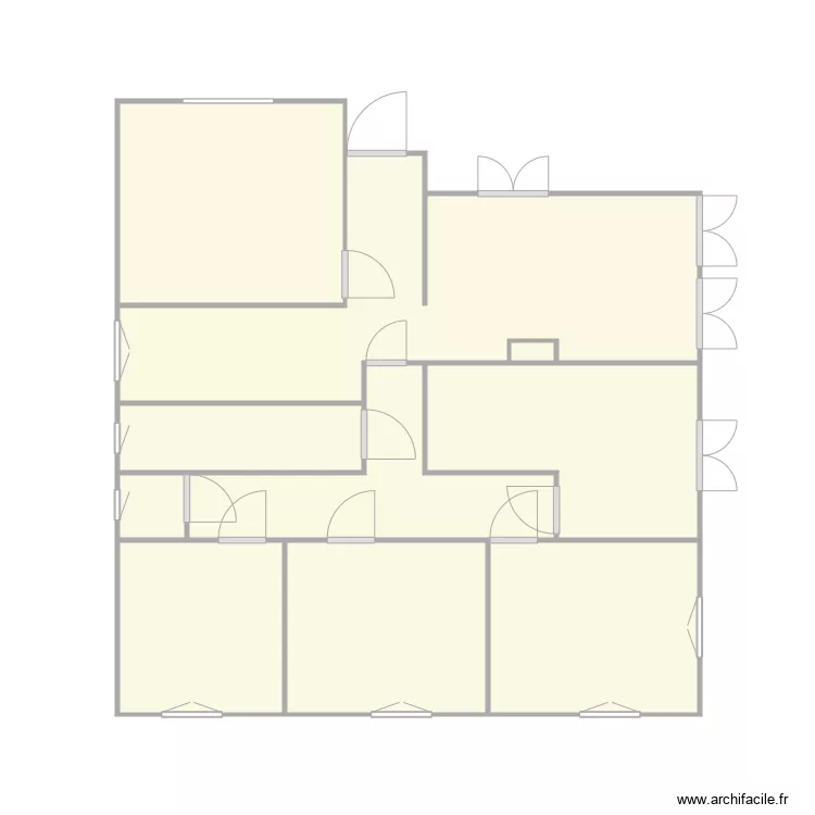 Croquis CLAUDE. Plan de 