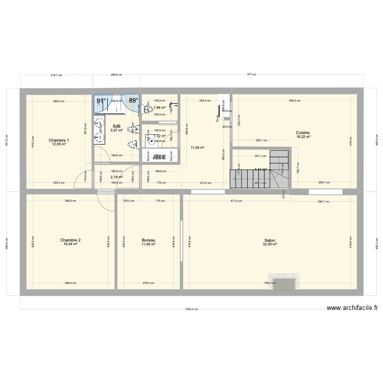 Maison. Plan de 0 pièce et 0 m2