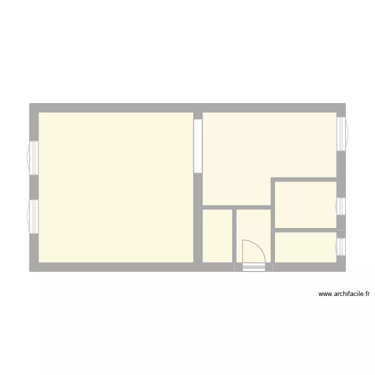 Appart Denis. Plan de 6 Pièces et 37 m² Appart Denis. Plan de 6 Pièces et 37 m²