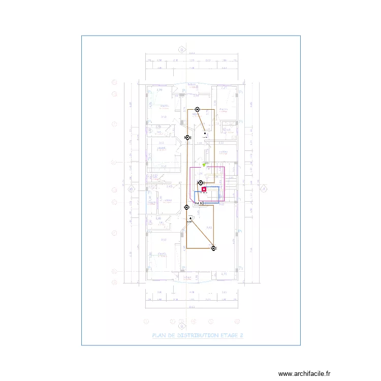 SSI &eacute;tage 2. Plan de 0 pièce et 0 m2