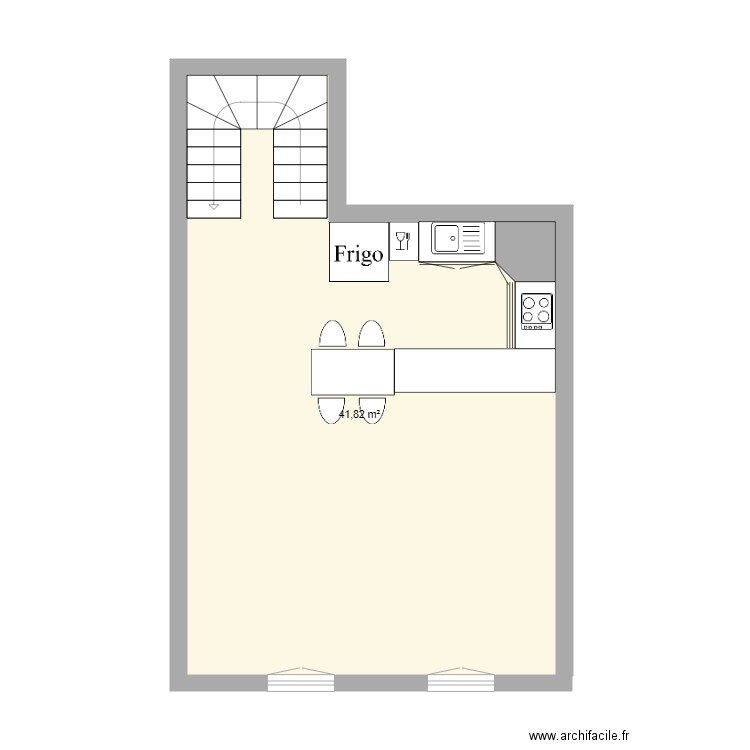 maison martin. Plan de 5 pièces et 88 m2