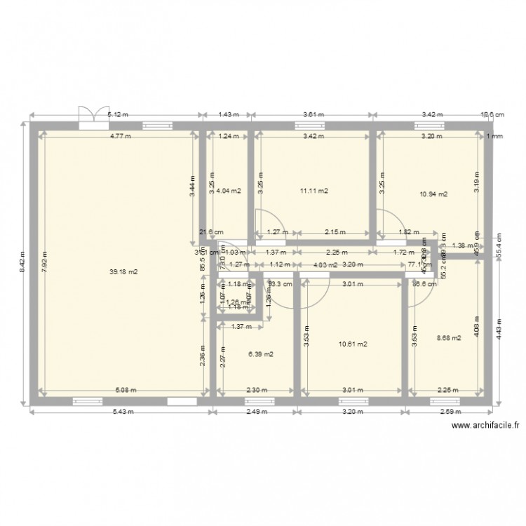 cotation 2. Plan de 0 pièce et 0 m2
