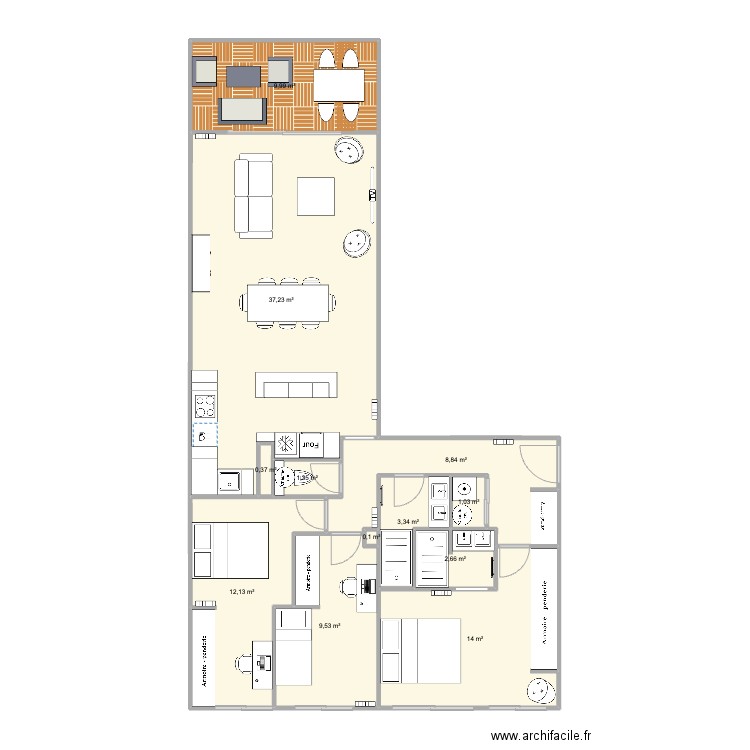 Santa Barbara version fenetre7. Plan de 0 pièce et 0 m2