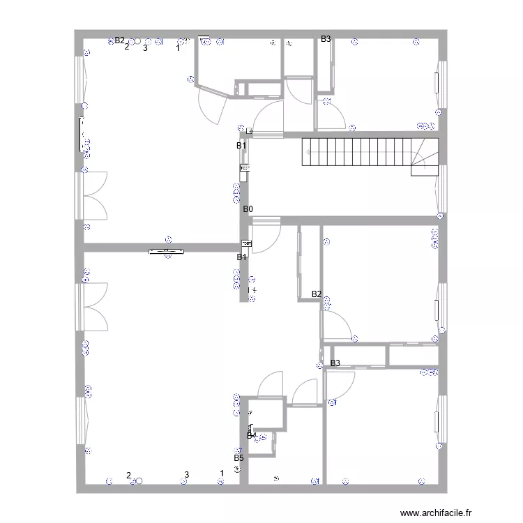 corcieux 1er Etage prise de courant. Plan de 