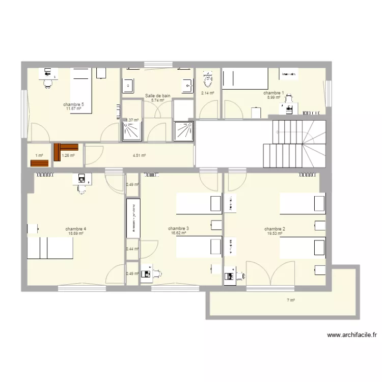 plan presbitaire de Boust. Plan de 