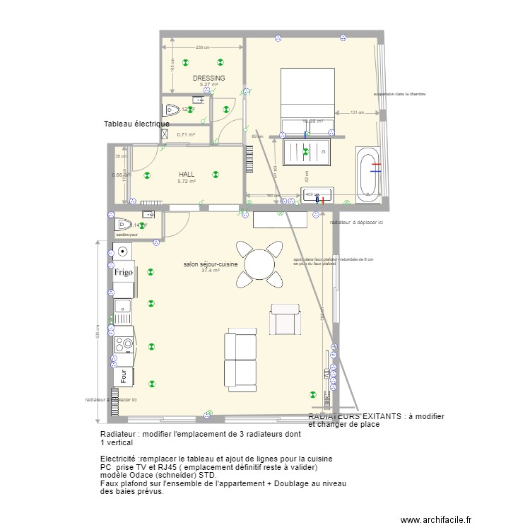 projet LE ROCH2B. Plan de 0 pièce et 0 m2