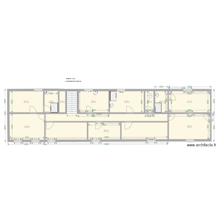 Bâtiment Voltaire 1ER ETAGE  ORIGINAL. Plan de 0 pièce et 0 m2