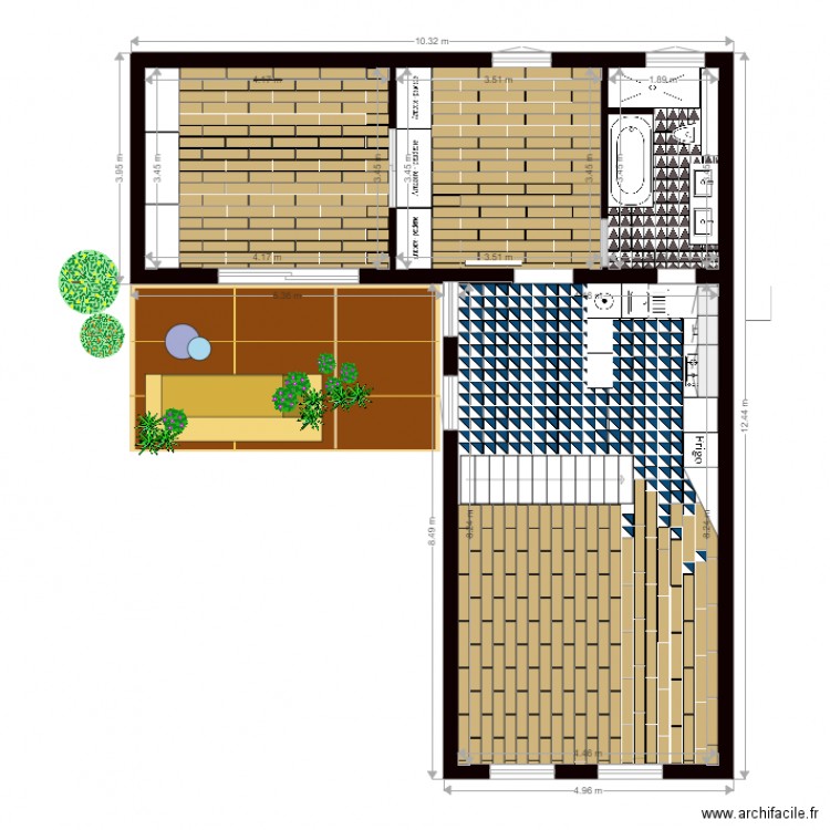 Appart Biriatou 25 mars 2015 Sols 1. Plan de 0 pièce et 0 m2