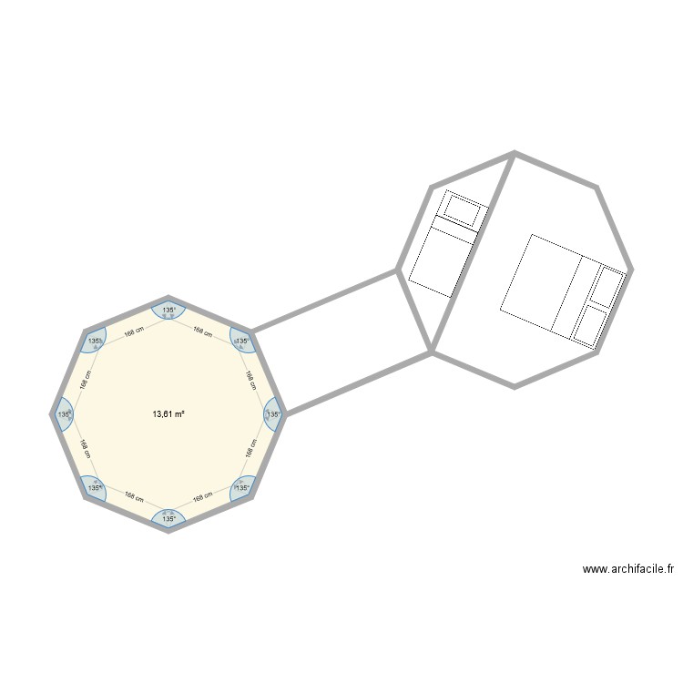 2 Kotas 16 m2. Plan de 0 pièce et 0 m2