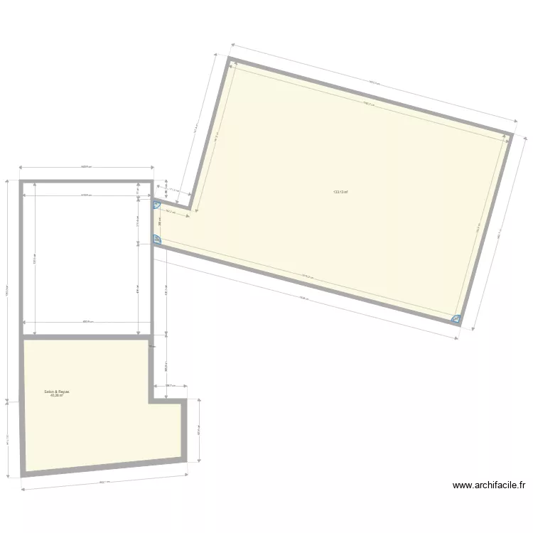 rez de chauss&eacute; 3. Plan de 