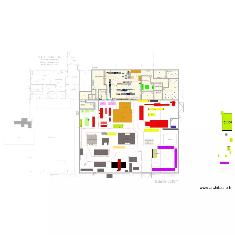 Atelier V11 New Finition reunie . Plan de 