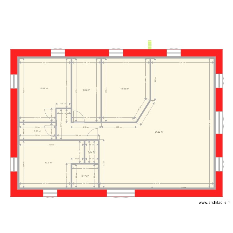  plan. Plan de 0 pièce et 0 m2