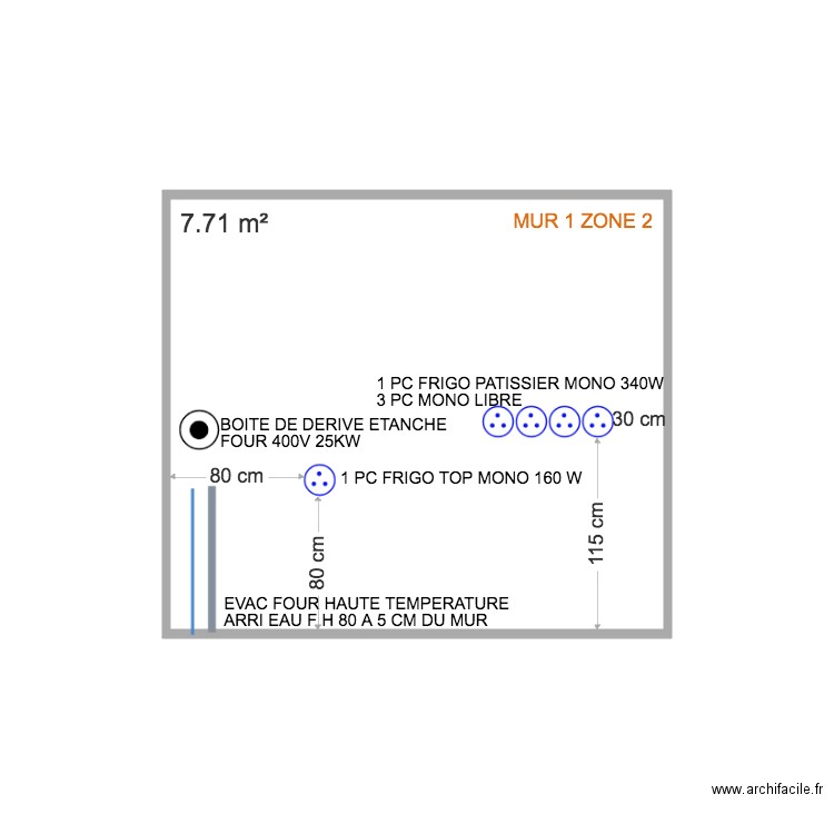 MUR 1 ZONE 2 . Plan de 0 pièce et 0 m2