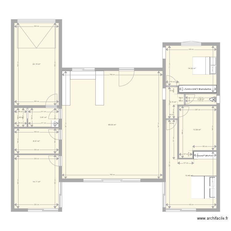 maison plein. Plan de 0 pièce et 0 m2