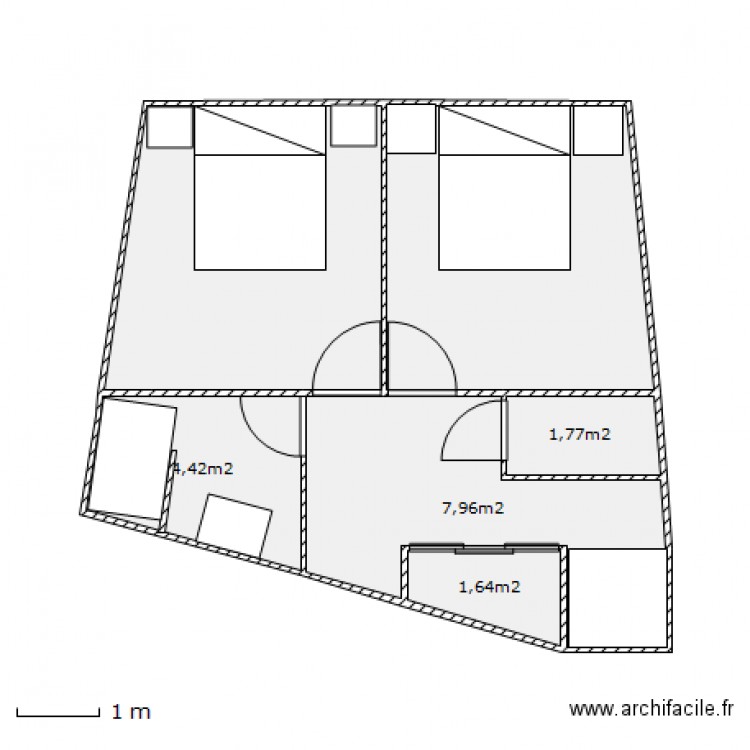 valentin. Plan de 0 pièce et 0 m2