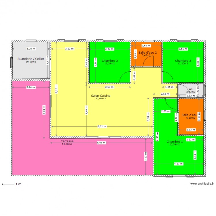 VILLA MANON / URSULET. Plan de 0 pièce et 0 m2