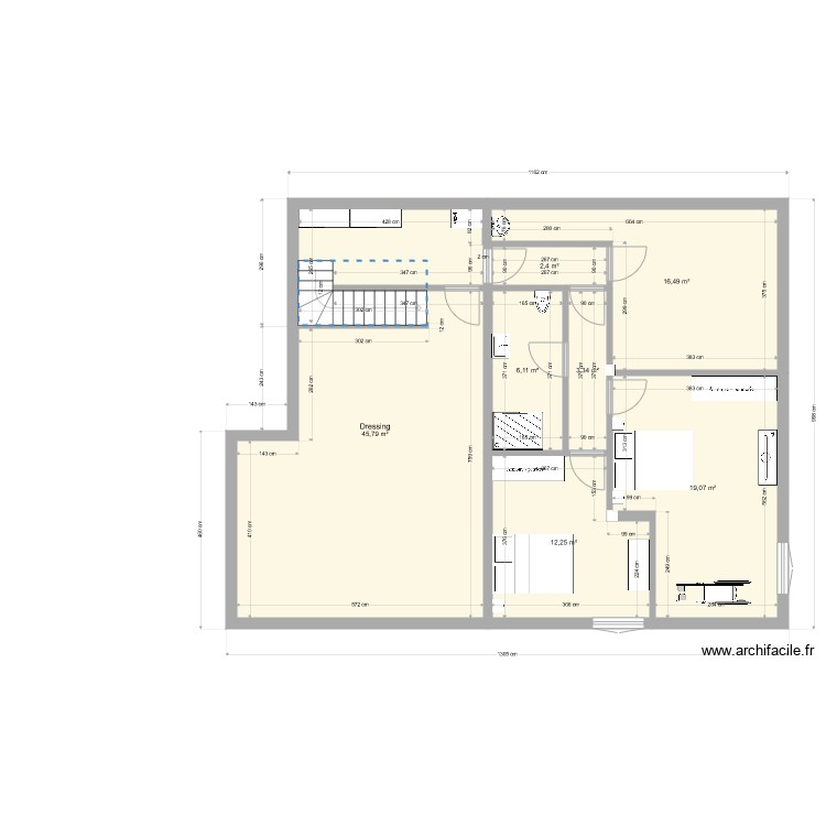 RDC l&eacute;g&egrave;re modif Aspremontoise. Plan de 0 pièce et 0 m2