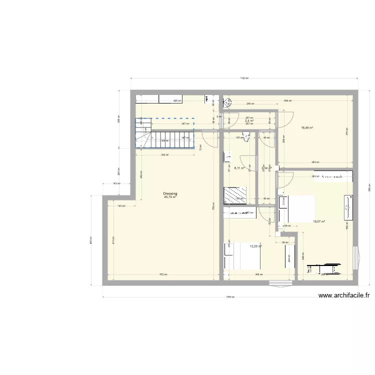 RDC l&eacute;g&egrave;re modif Aspremontoise. Plan de 