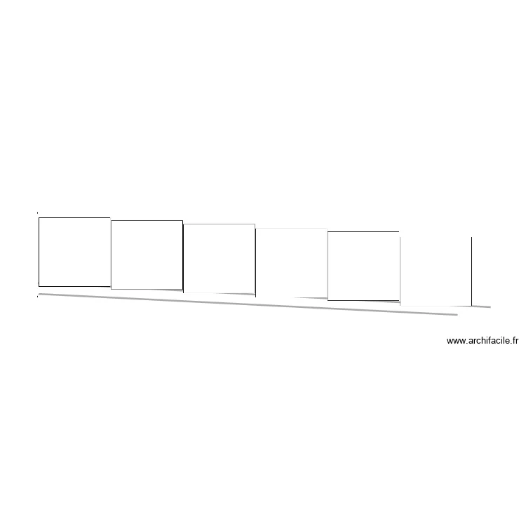 grillage cot. Plan de 
