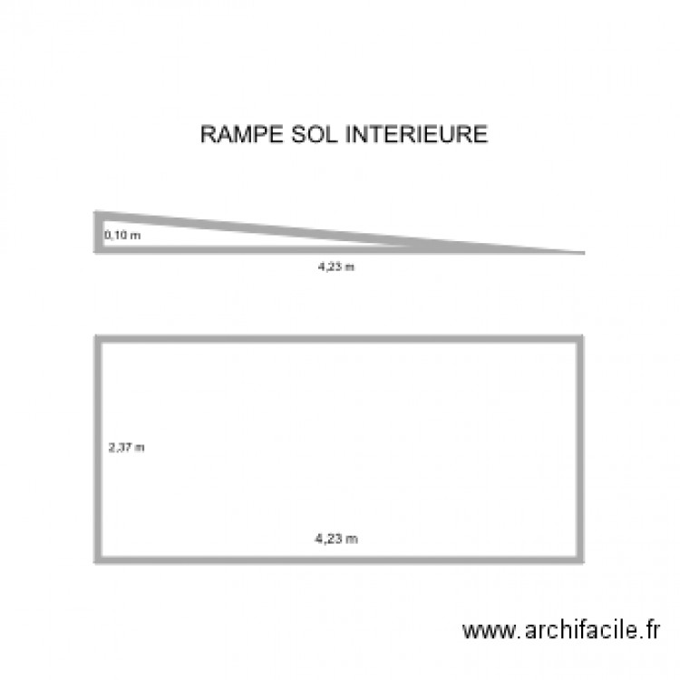 coupe pente int. Plan de 0 pièce et 0 m2