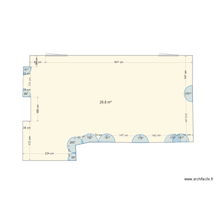 salon . Plan de 0 pièce et 0 m2