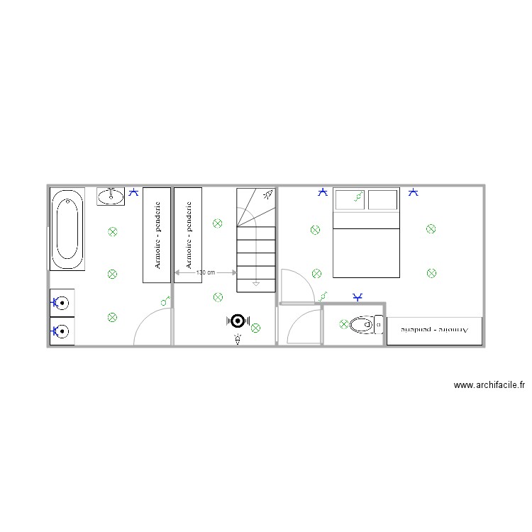 ETAGE HERGO. Plan de 0 pièce et 0 m2