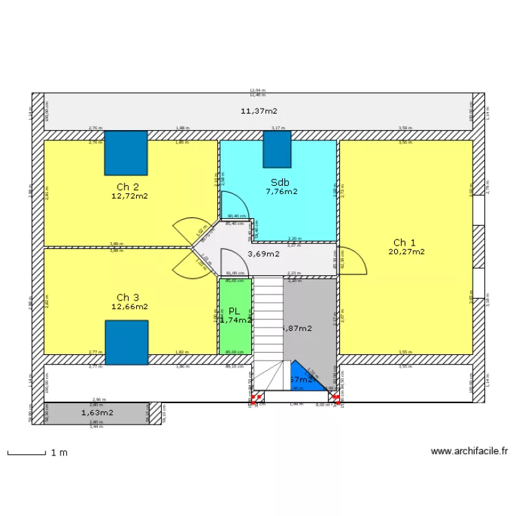 POTIER ETAGE. Plan de POTIER ETAGE. Plan de