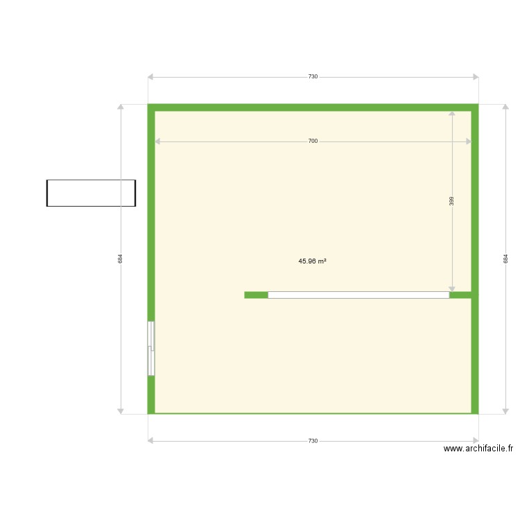 Box chevaux 02. Plan de 0 pièce et 0 m2