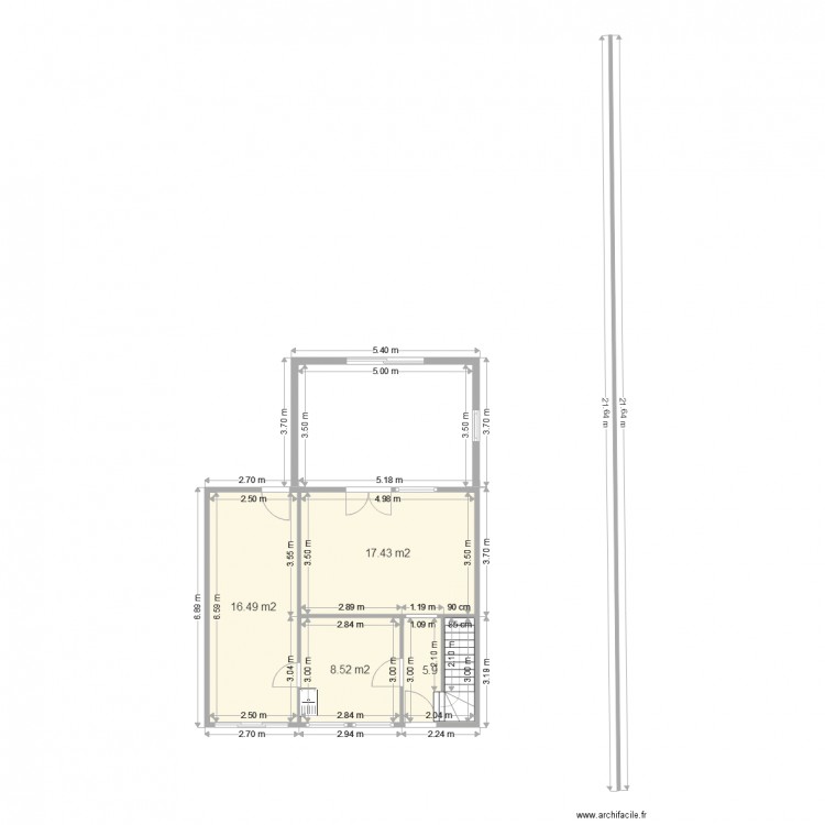 situation future maison de sylvain et sabrina. Plan de 0 pièce et 0 m2