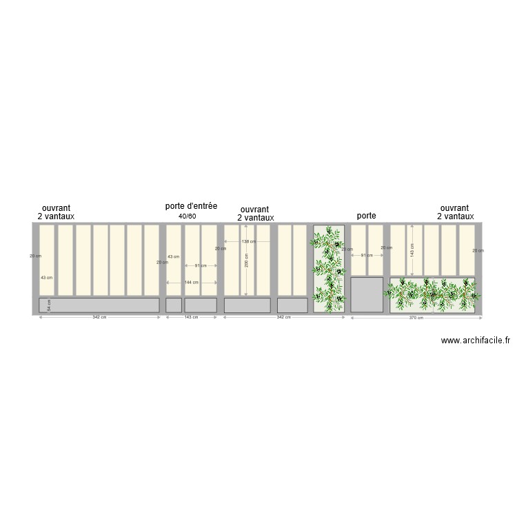 véranda v3. Plan de 0 pièce et 0 m2