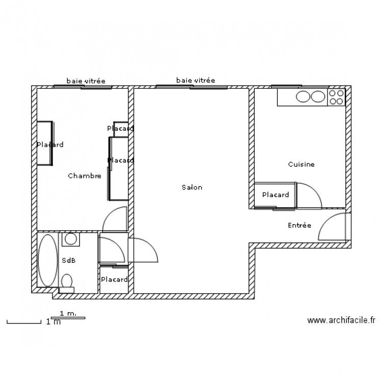 Etat FUTUR ok porte salon pr vente 004. Plan de 0 pièce et 0 m2