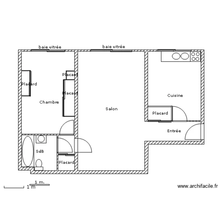 Etat FUTUR ok porte salon pr vente 004. Plan de 