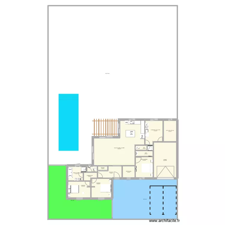 maison 40 TER + JARDIN MOD JAR. Plan de 18  et 816 m²