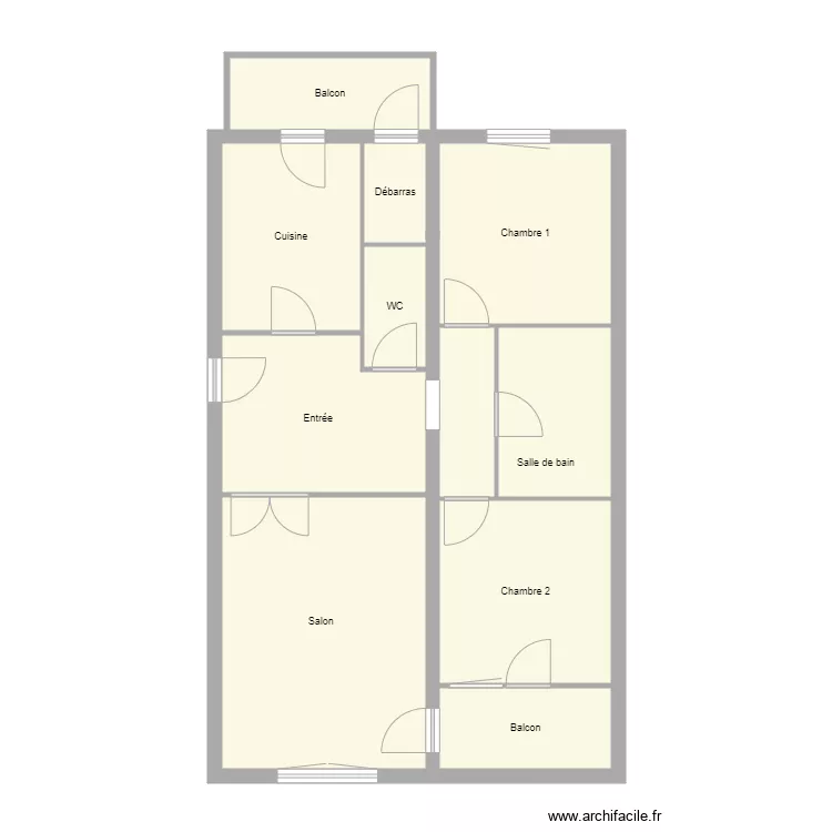 Croquis ROSENFELDER. Plan de 