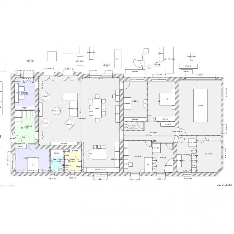 tres grd changement. Plan de 0 pièce et 0 m2